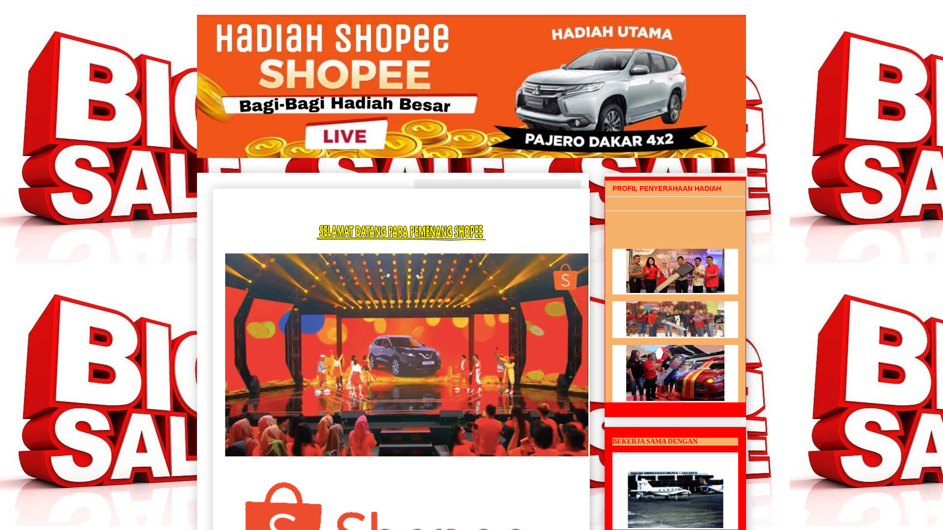 Screenshot of infoshopee789.blogspot.com
