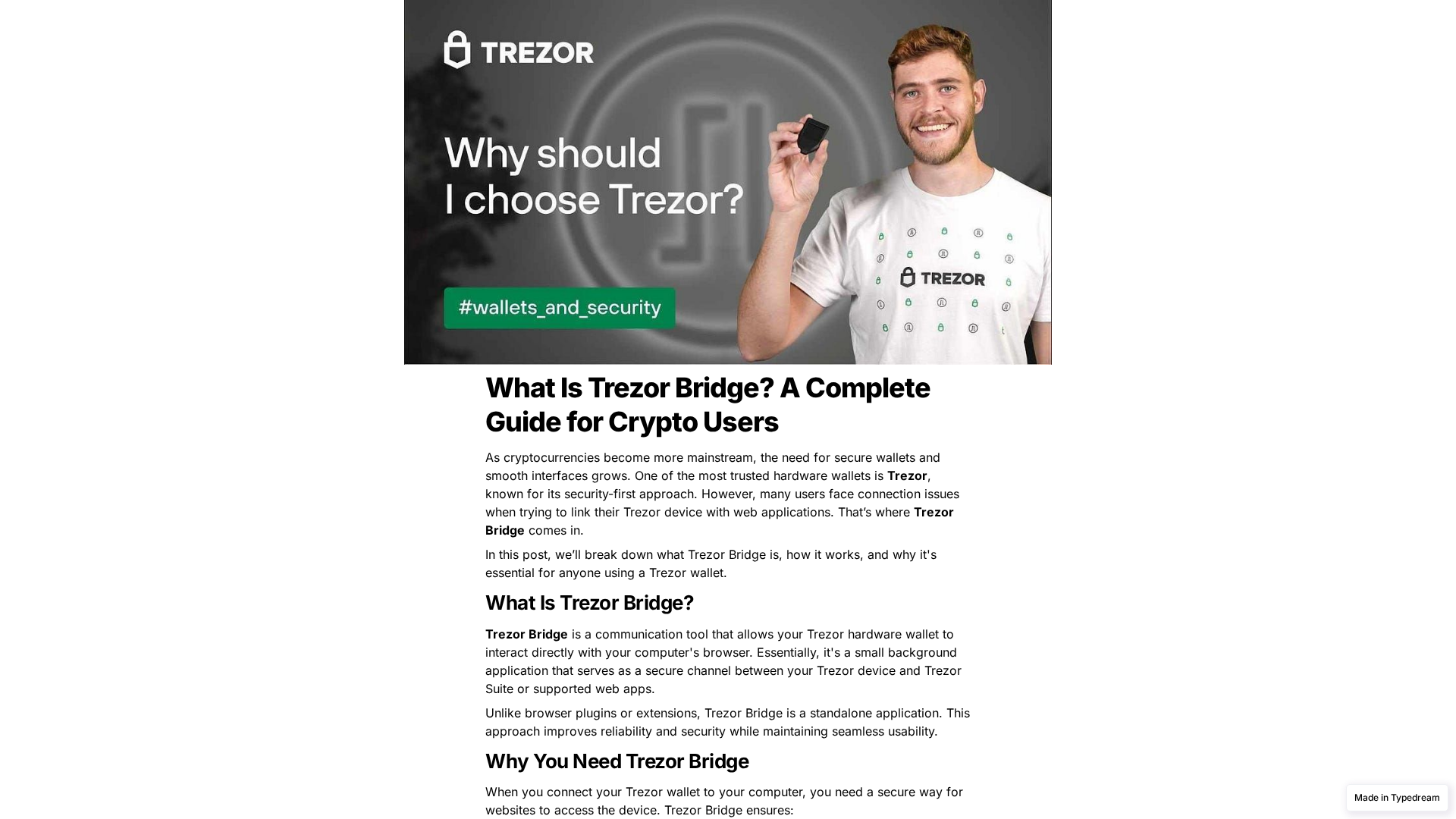 Screenshot of eng-trezobridge-cdn.typedream.app