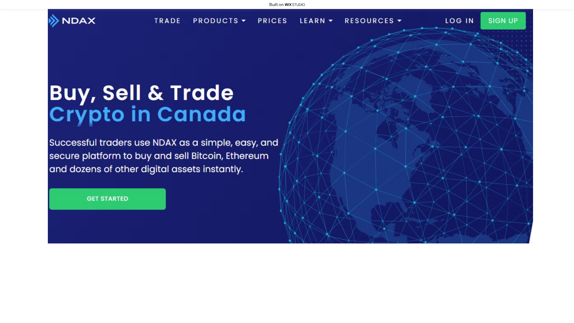 Screenshot of homepages-ndxcd.wixstudio.com