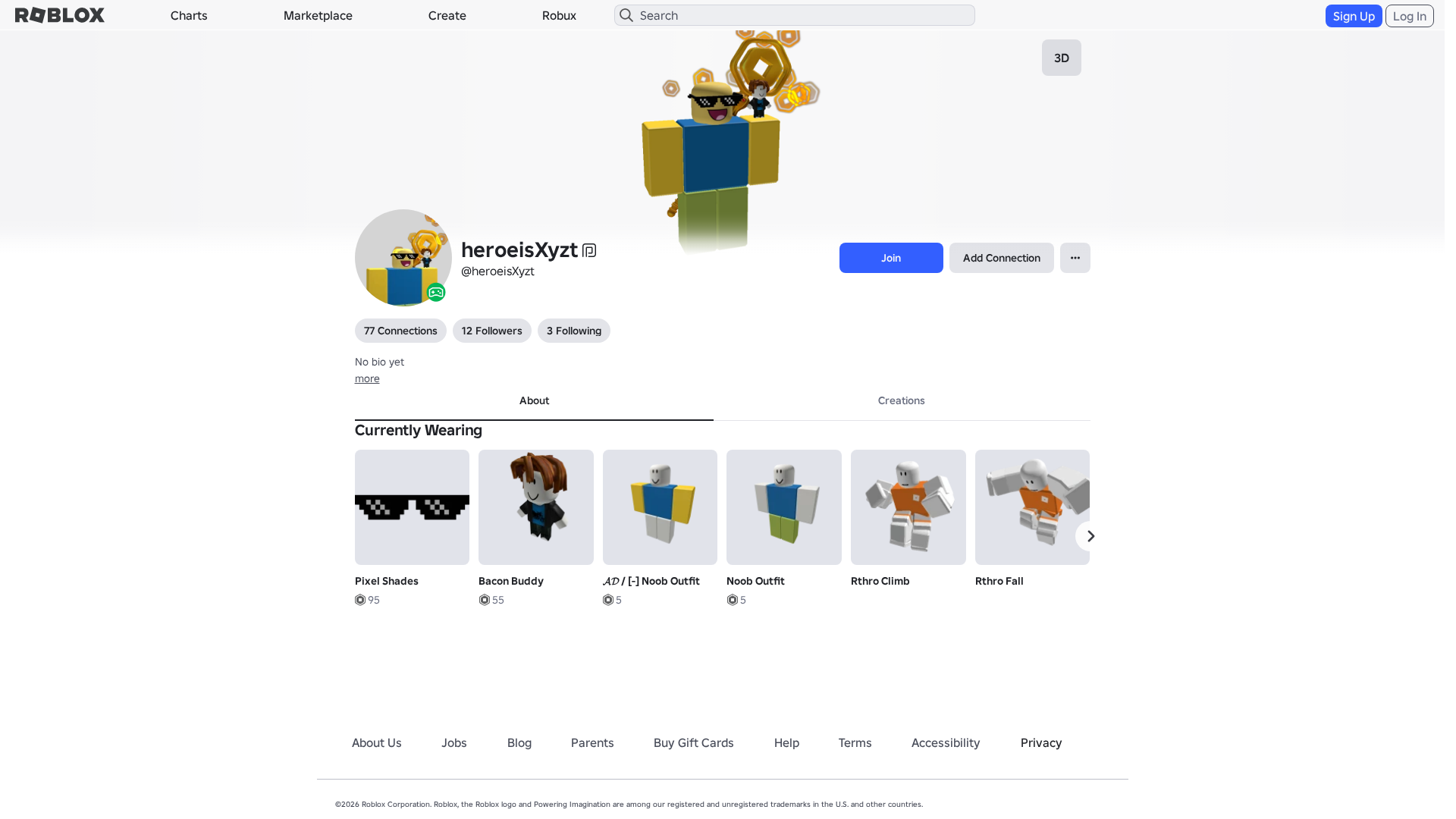 Screenshot of www.roblox.com.ml