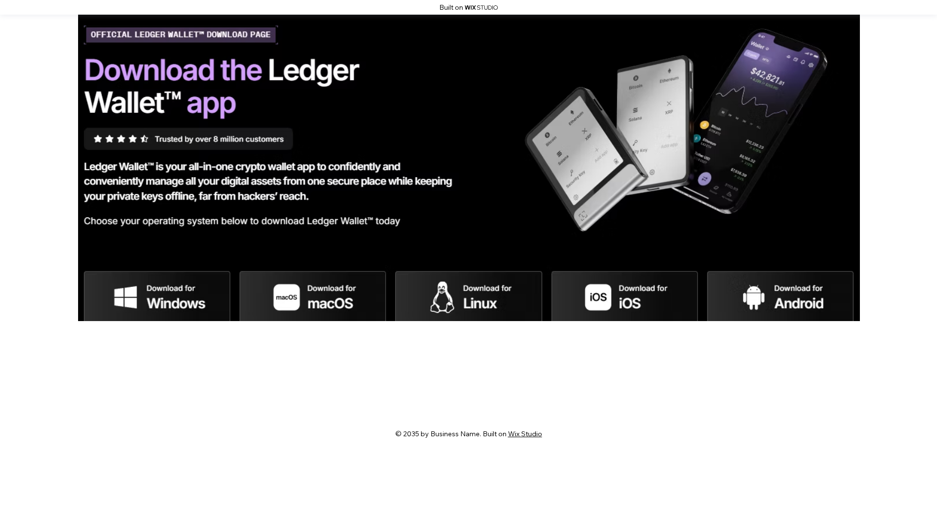 Screenshot of lives-ldgr.wixstudio.com