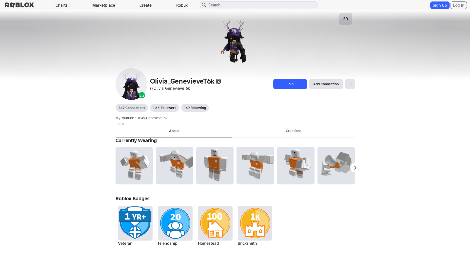Screenshot of www.roblox.et
