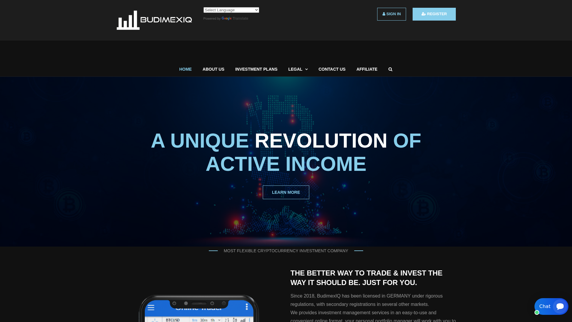 Screenshot of budimex-iq.com