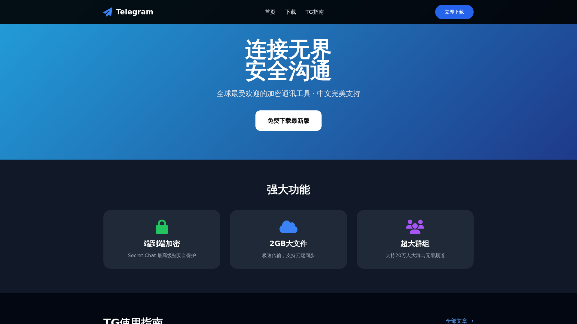 Screenshot of telegramip.com.cn