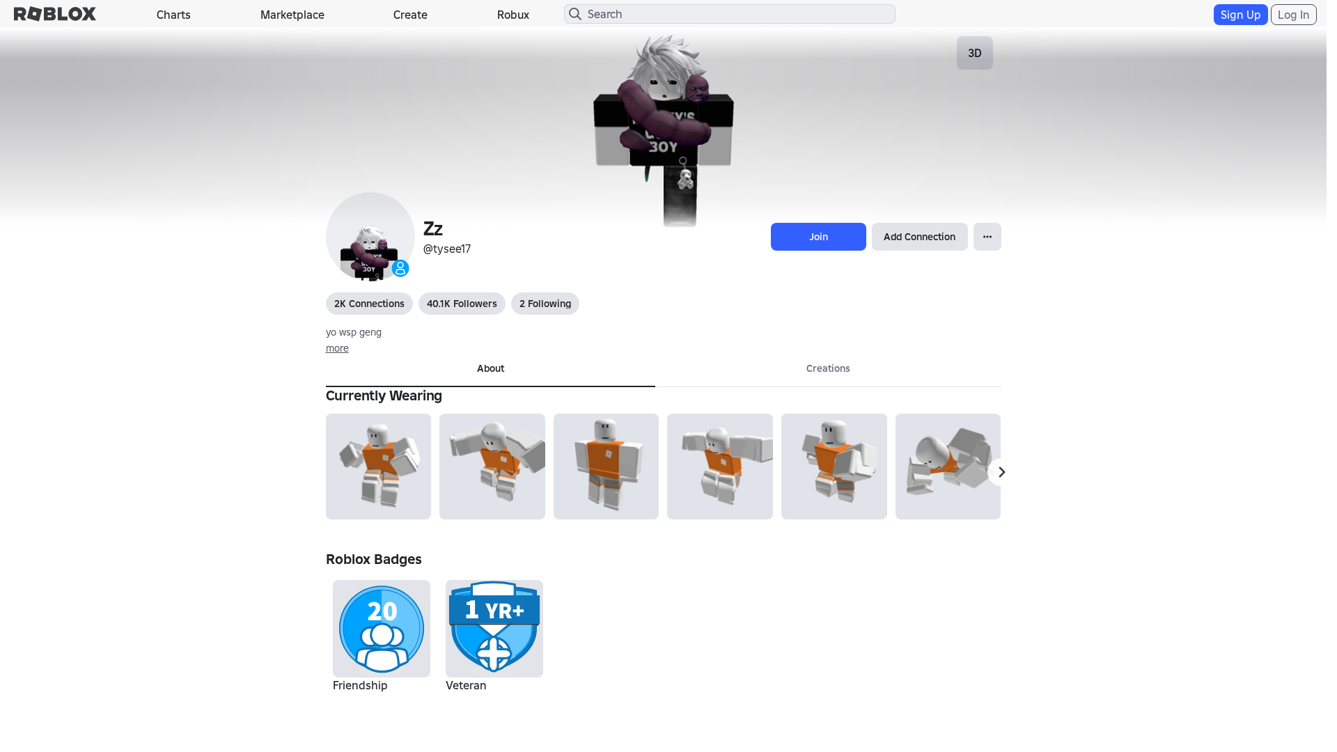 Screenshot of www.roblox.et