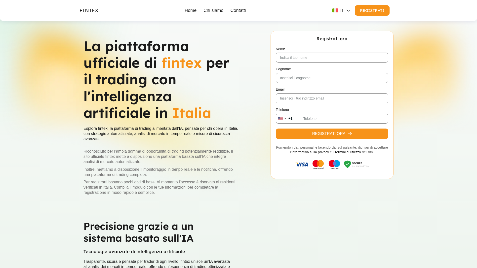 Screenshot of fintex-it.live