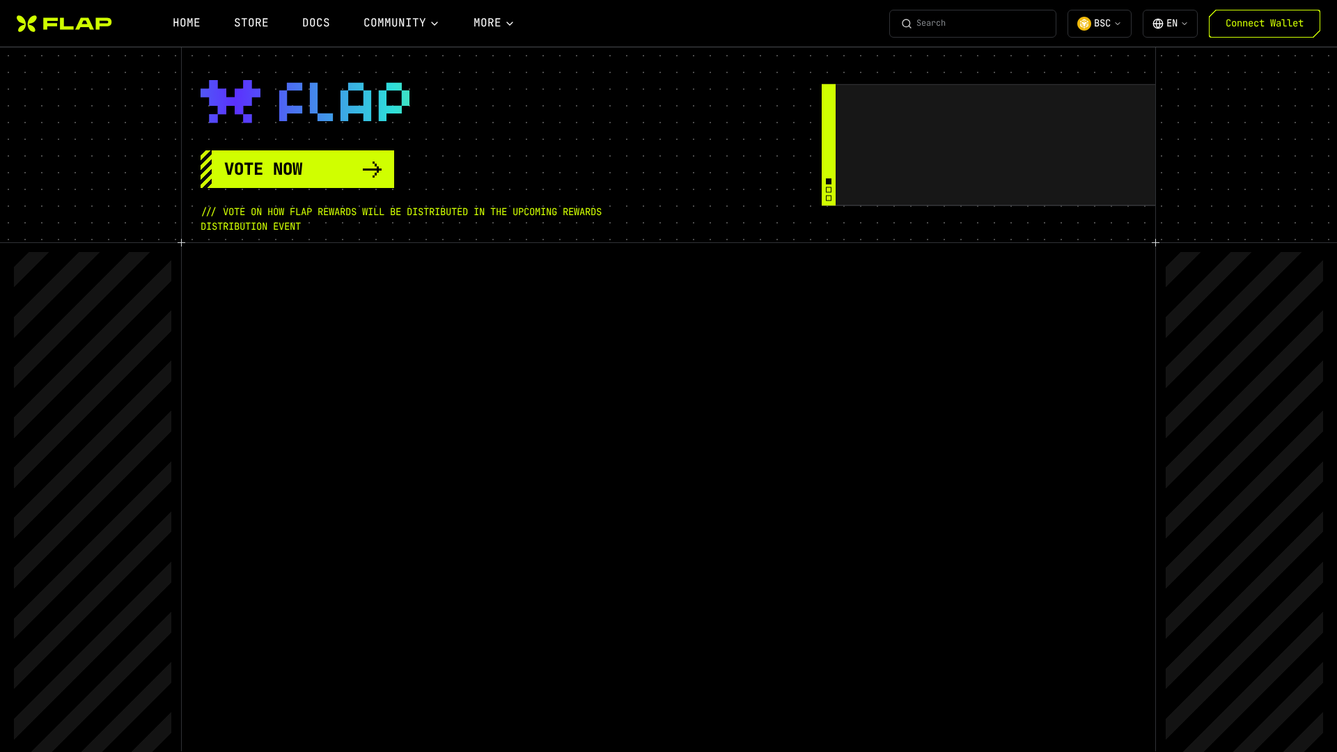 Screenshot of voting-flap.com
