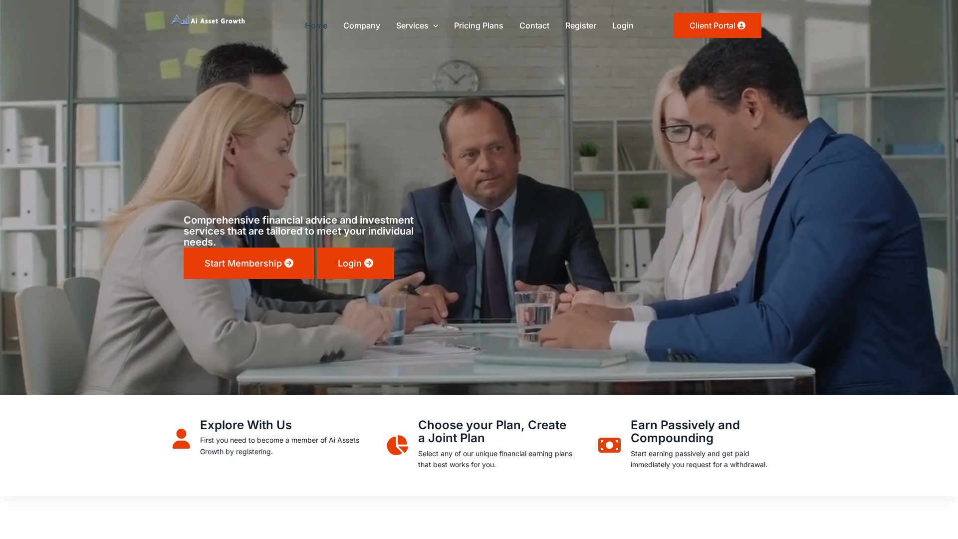 Screenshot of aiassetgrowth.com
