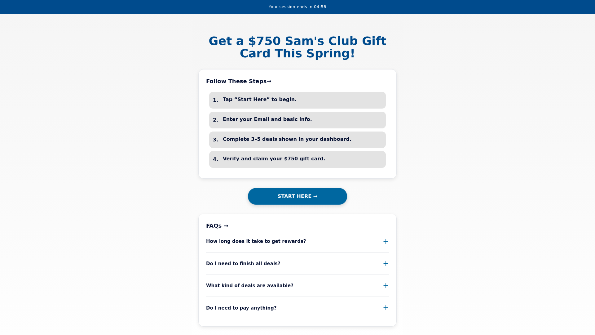 Screenshot of clubmarts.com