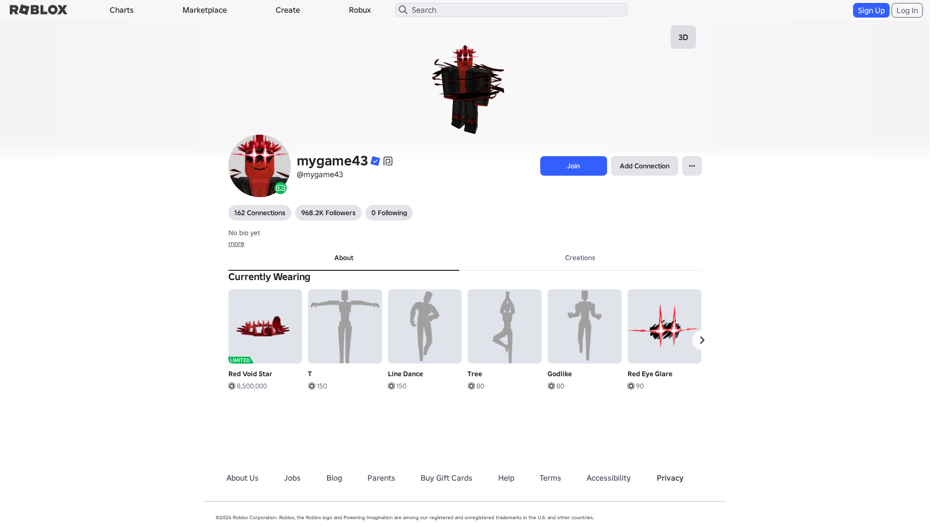 Screenshot of www.roblox.com.ml