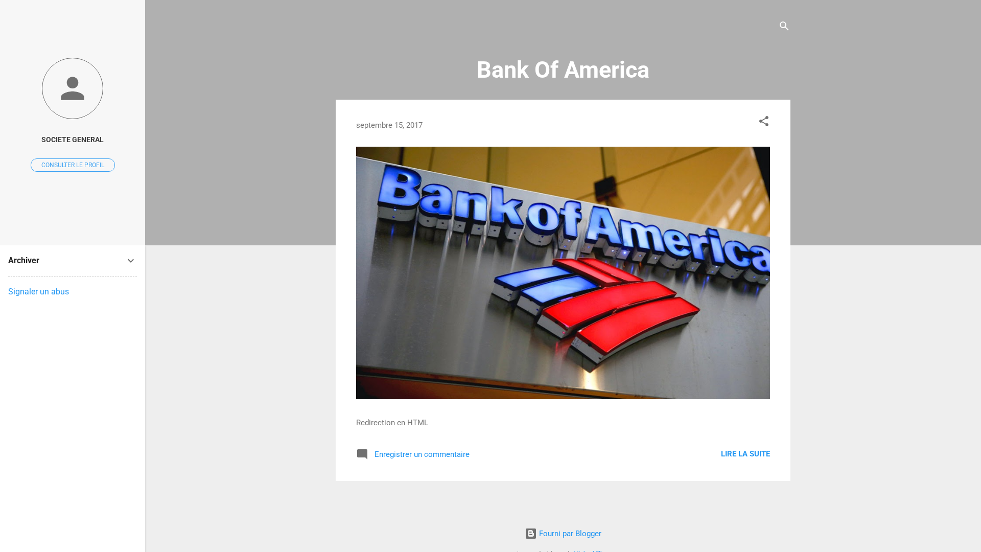 Screenshot of www.bankofamericamailcompte.blogspot.com