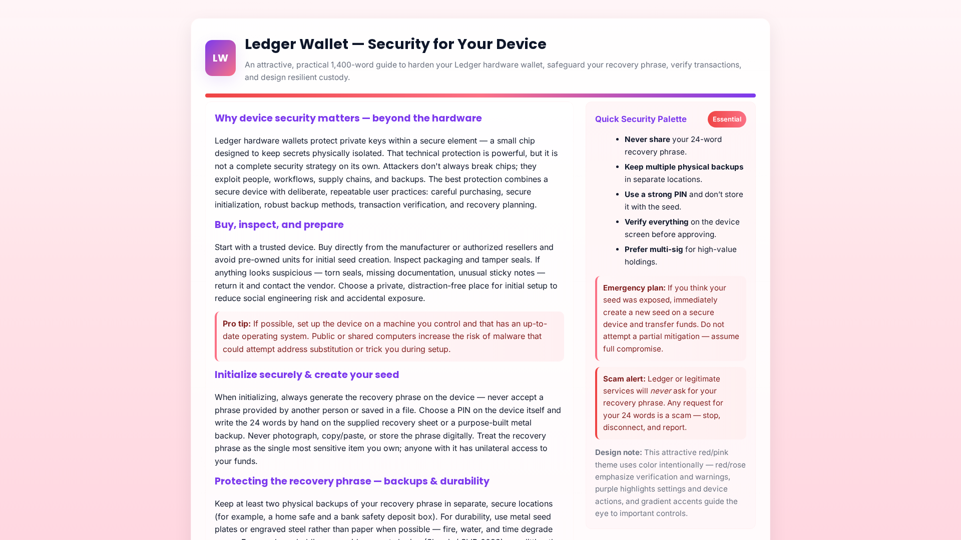Screenshot of ladger-wallet-page.pages.dev