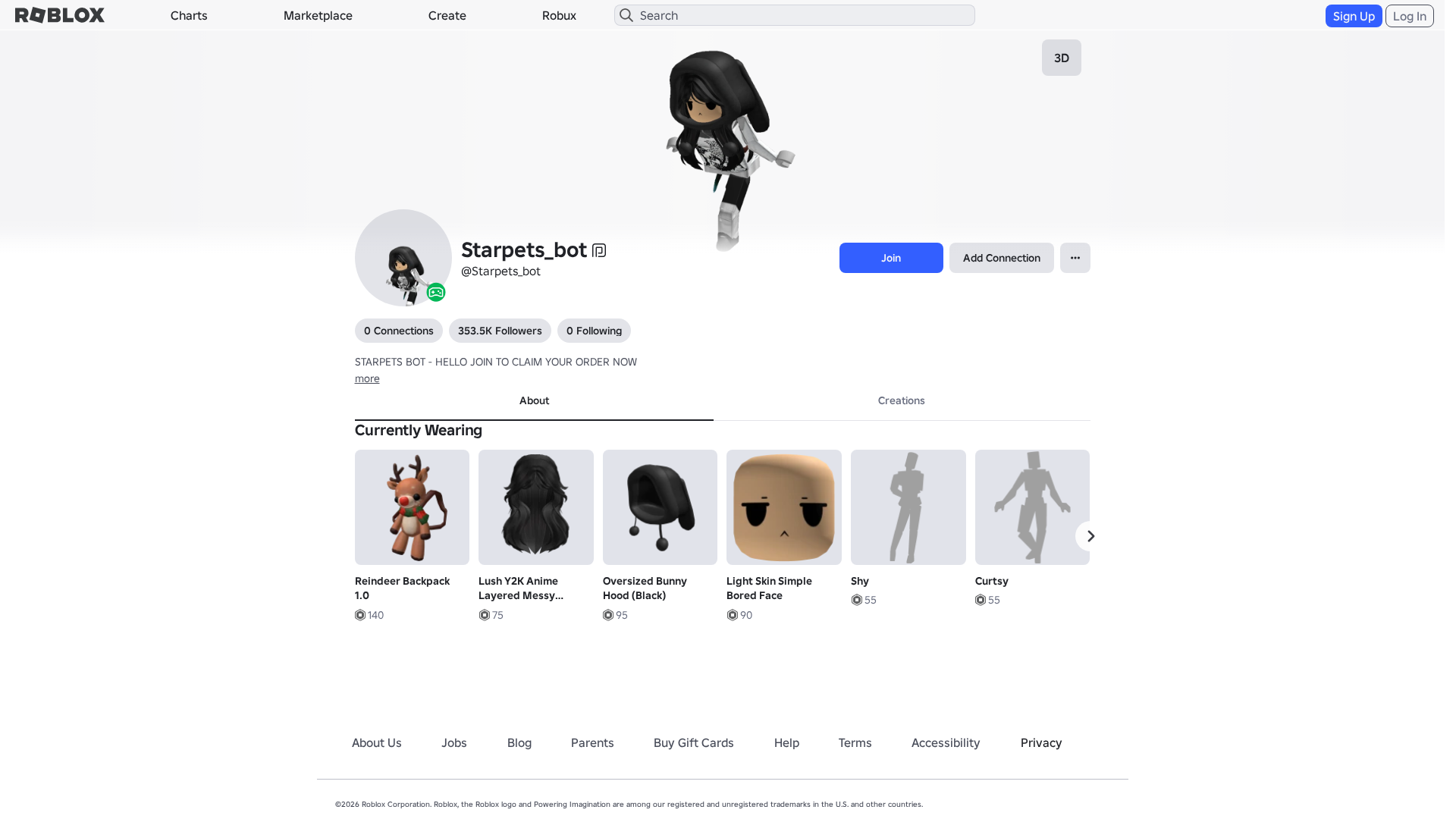 Screenshot of www.roblox.com.am