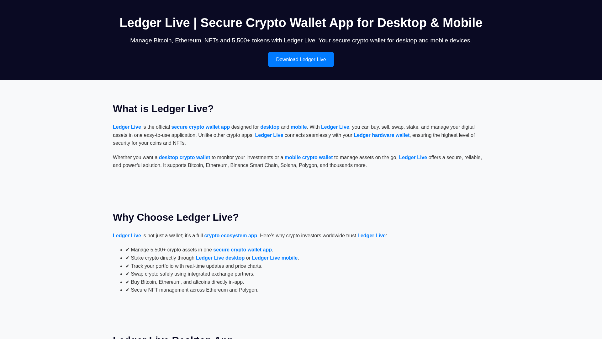 Screenshot of legerlive-wallet.pages.dev