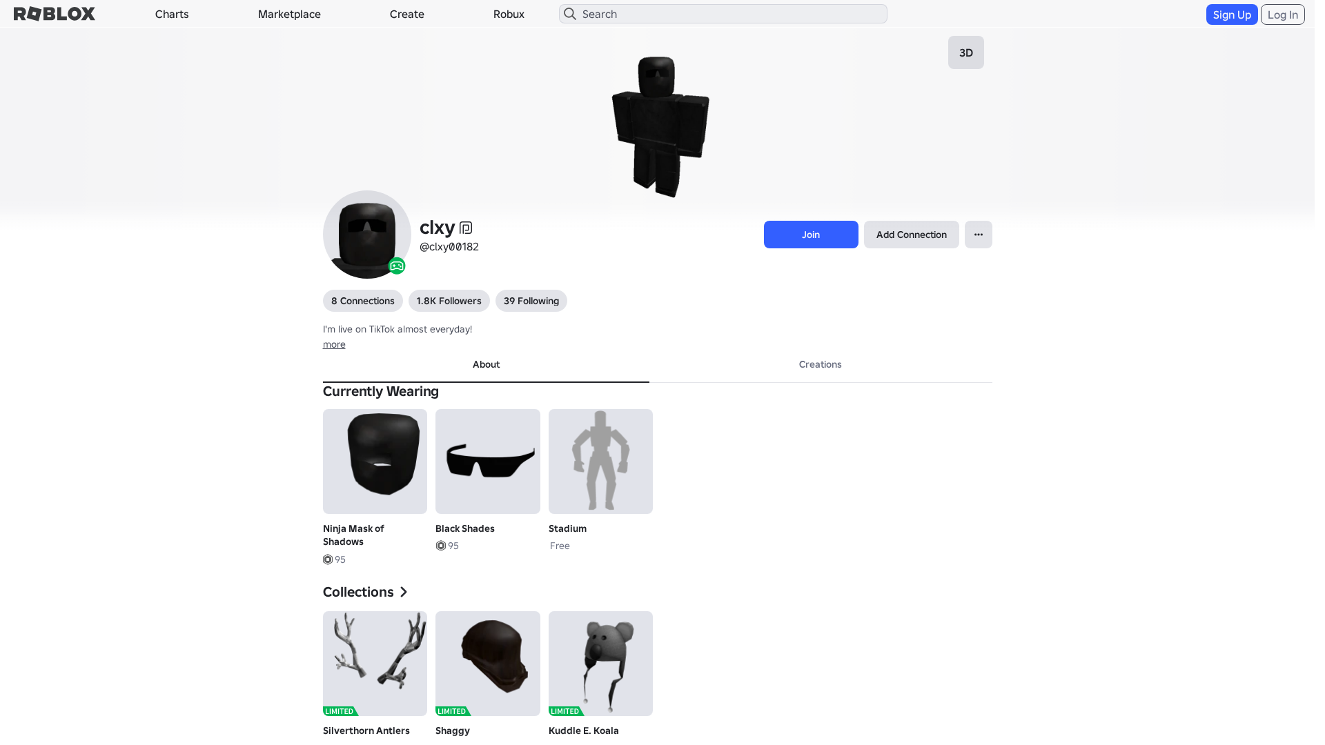 Screenshot of www.roblox.com.ml