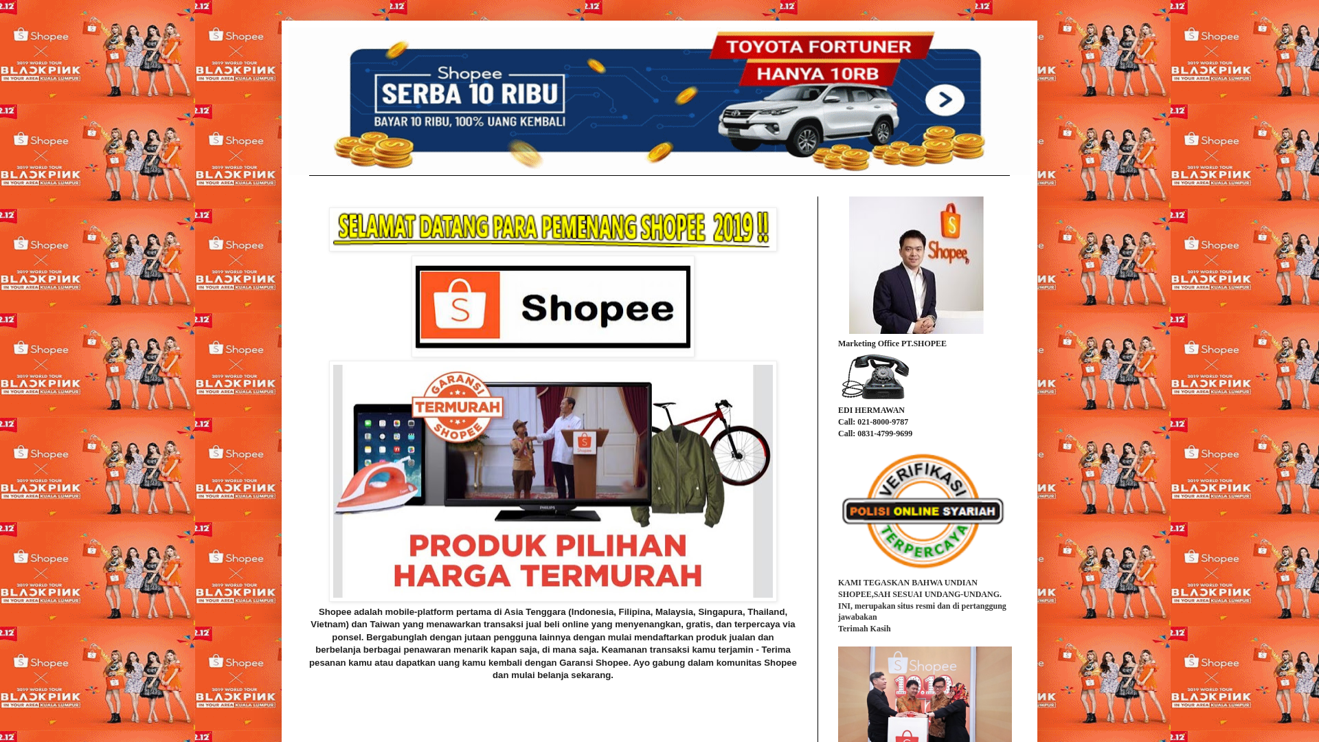 Screenshot of www.ptshopee-69.blogspot.com