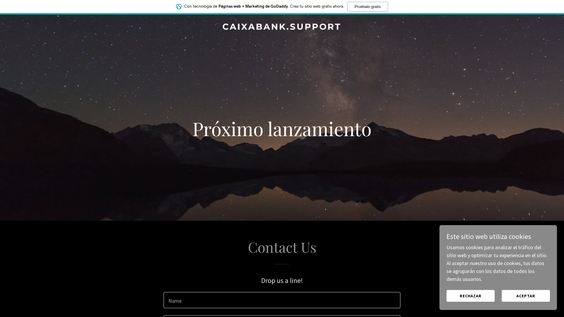 Screenshot of caixabank.support