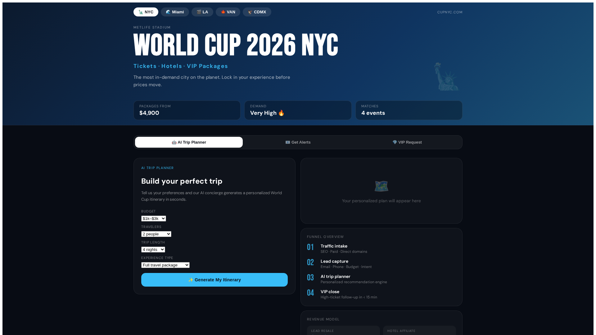 Screenshot of nyworldcup26.com