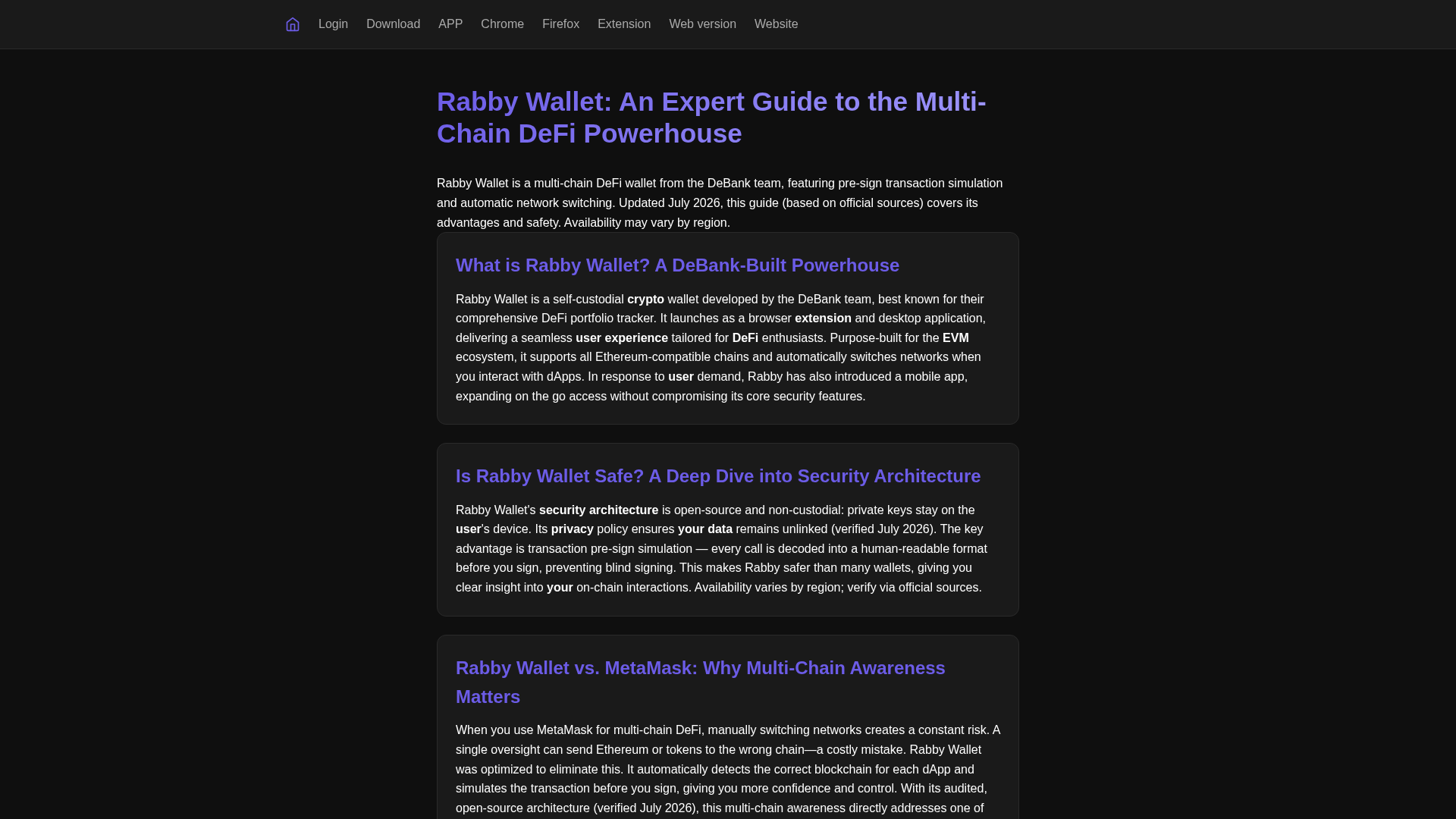 Screenshot of app-rabby.to