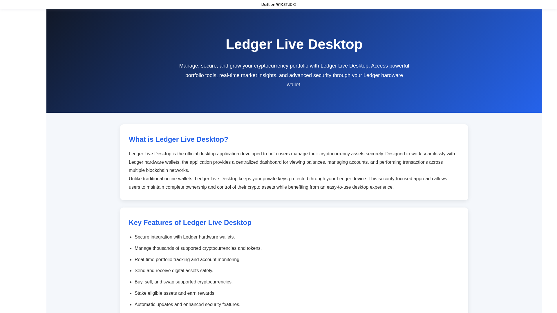 Screenshot of desktop-setupcd.wixstudio.com