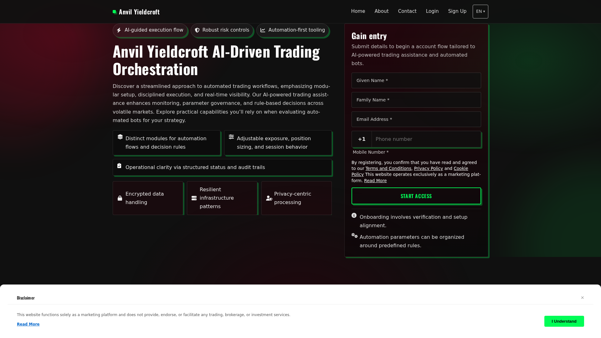 Screenshot of anvilyieldcroft.digital