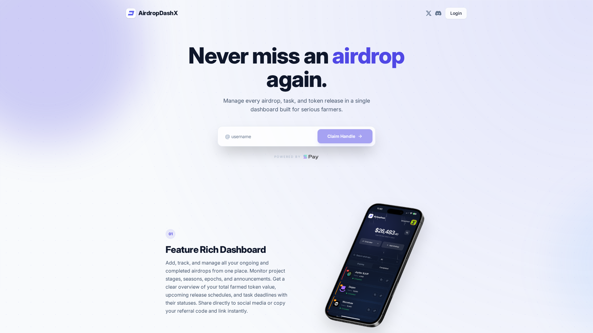 Screenshot of airdropdashx.com