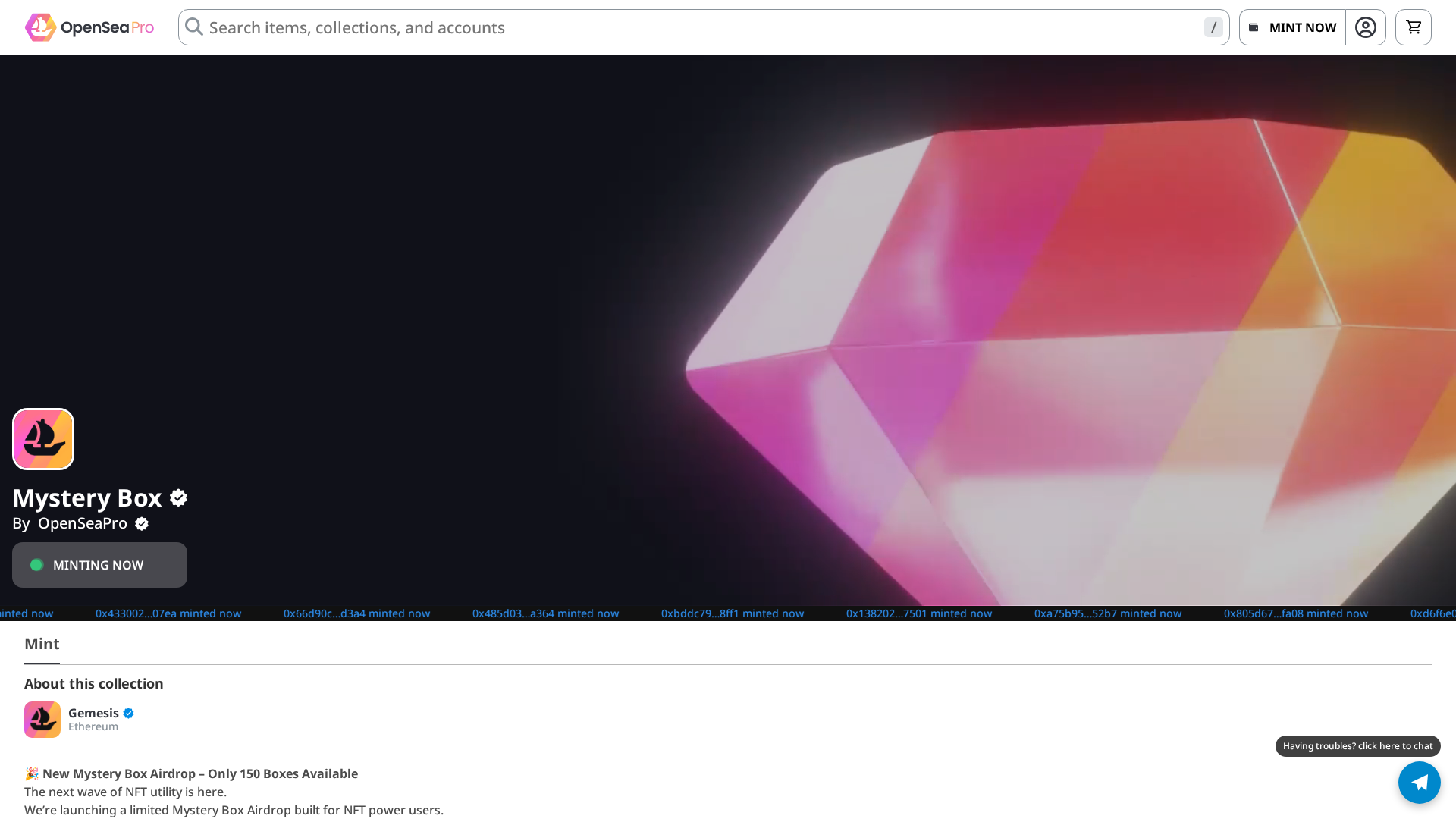 Screenshot of opensea-io1.netlify.app