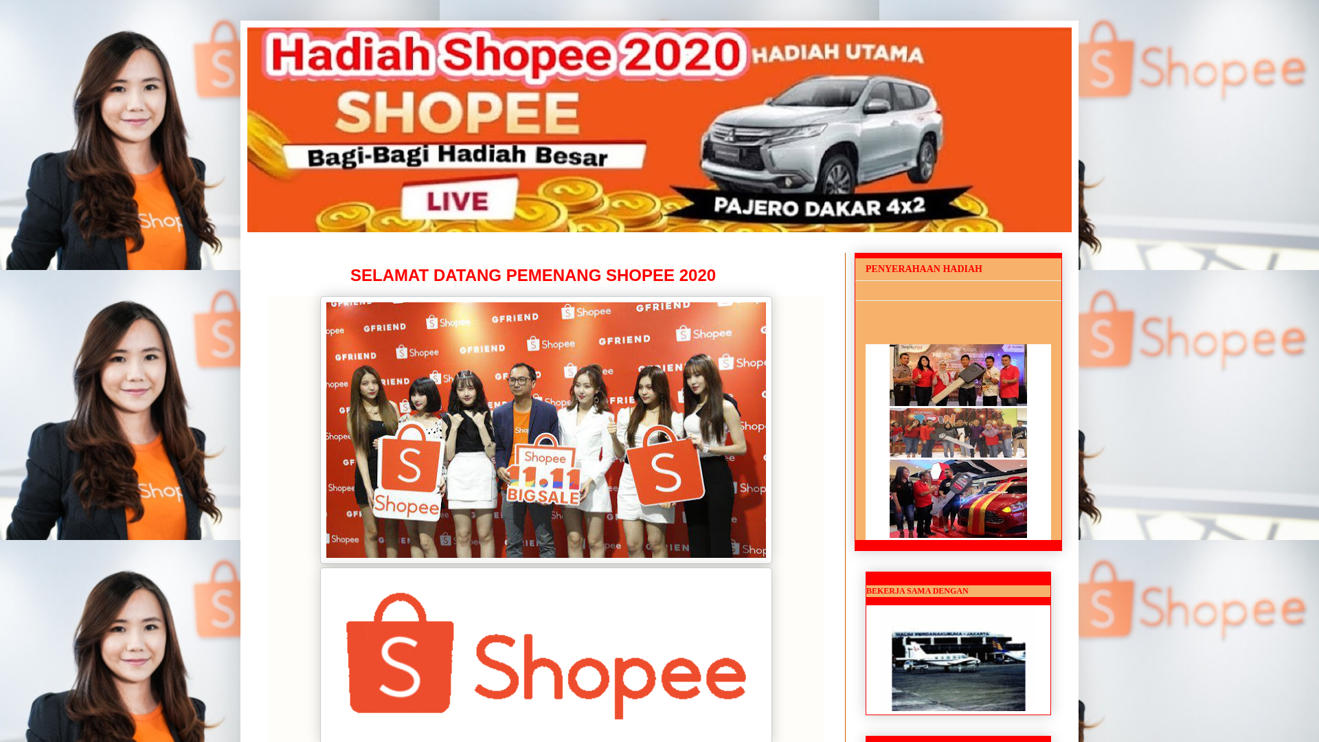 Screenshot of shopeejkt195.blogspot.com