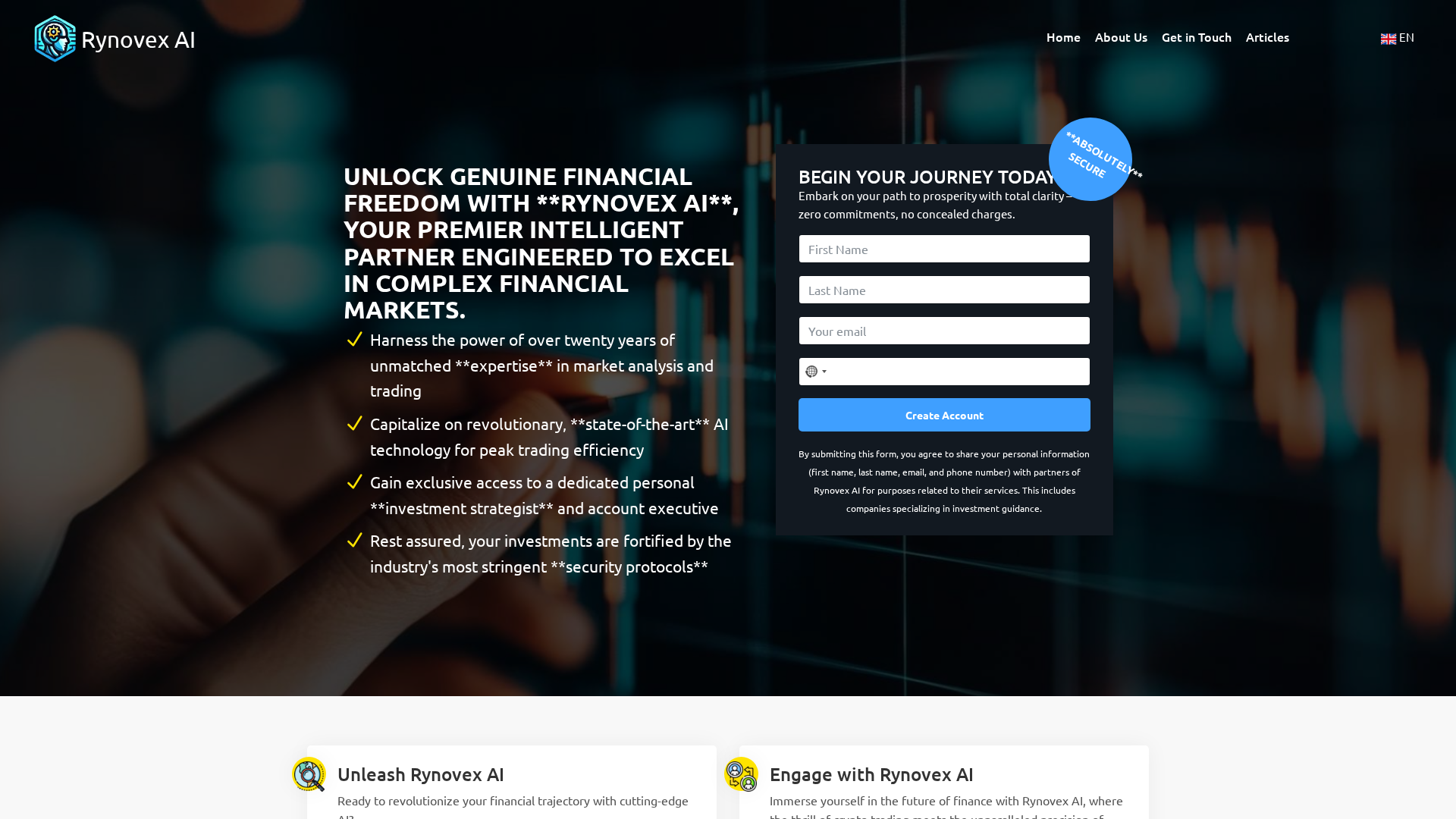 Screenshot of myrynovexai.net