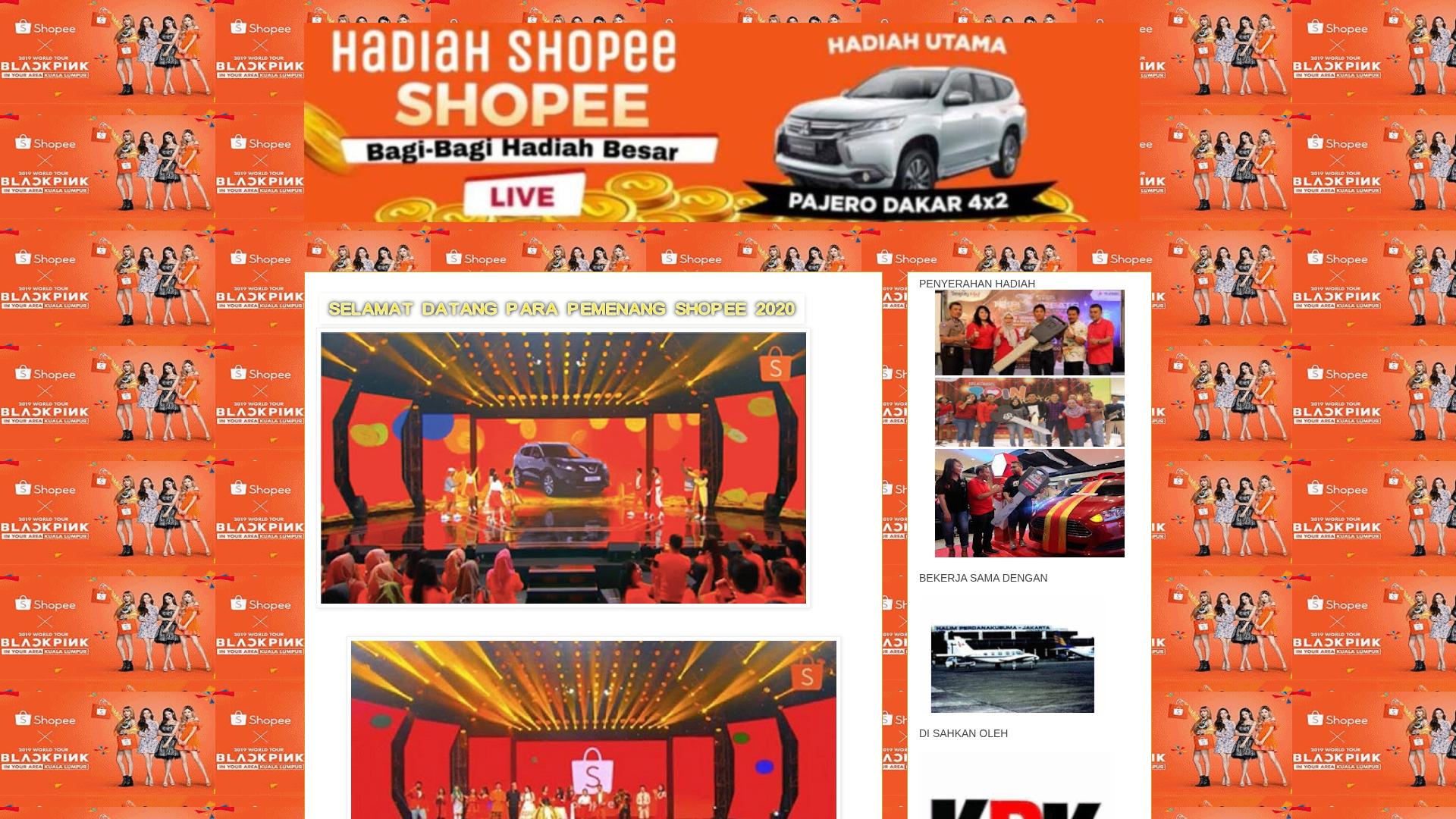 Screenshot of gebyar-shopee20.blogspot.com