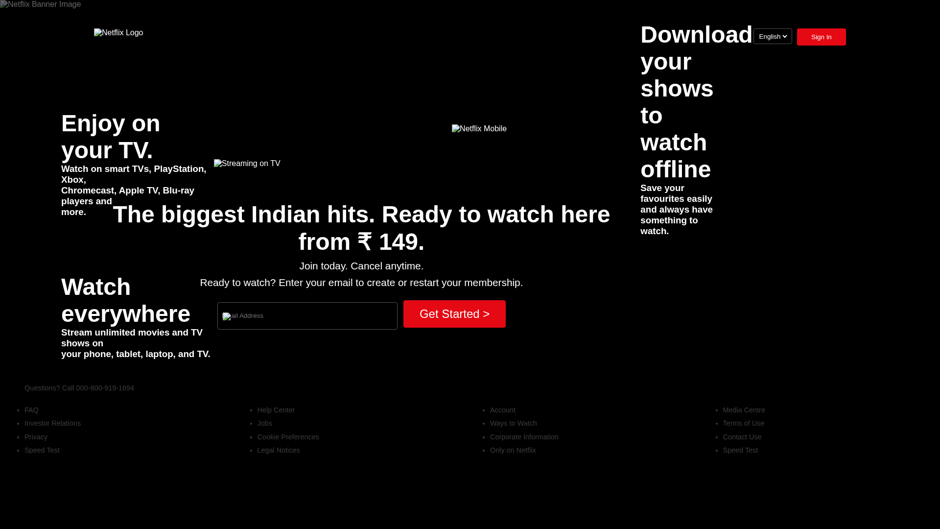 Screenshot of netflix-lake.vercel.app