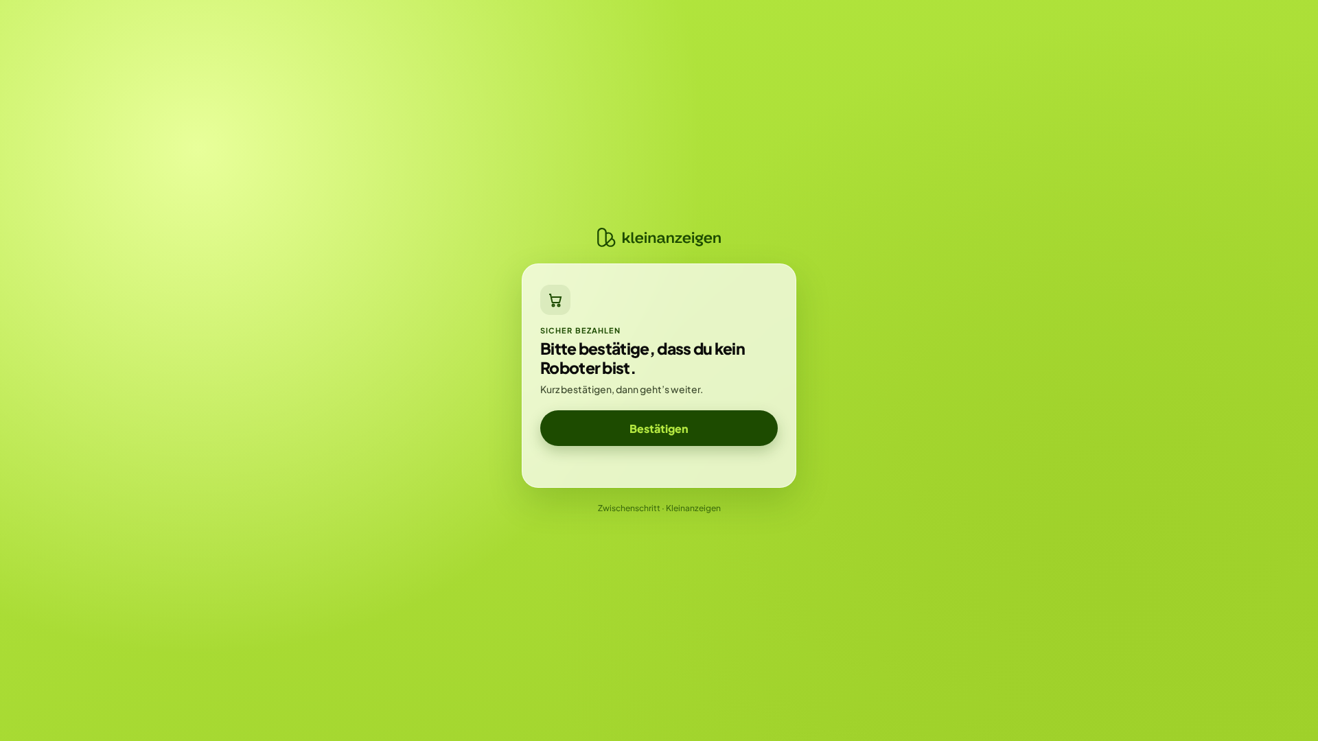 Screenshot of www.kleinanzeigen.rest