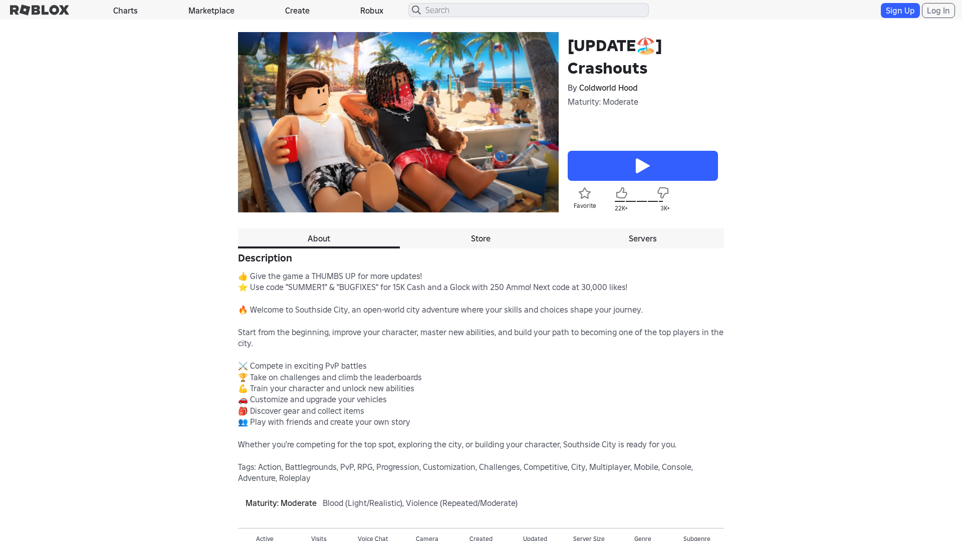 Screenshot of www.roblox.com.bi