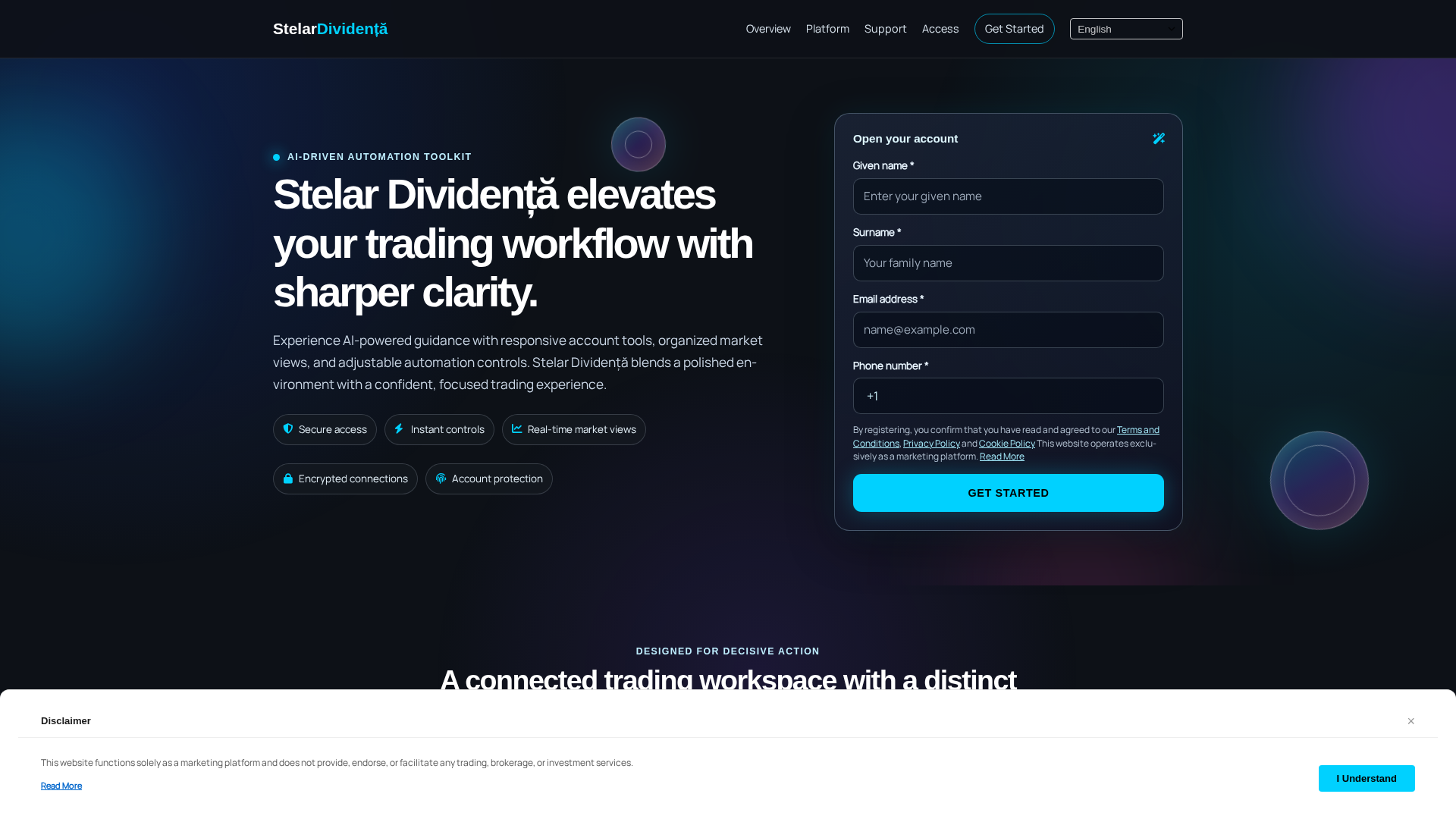 Screenshot of stelardividenta-app.click