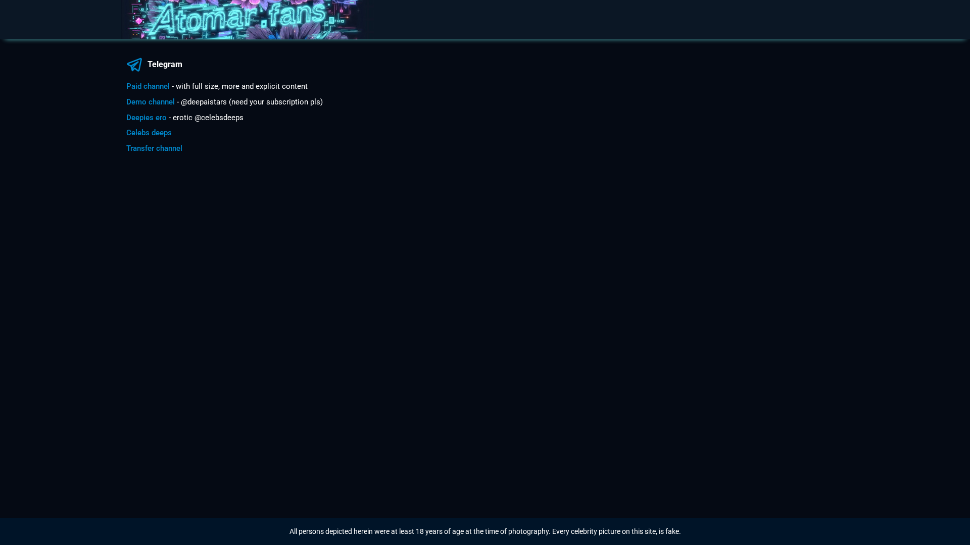 Screenshot of atomarx.fans