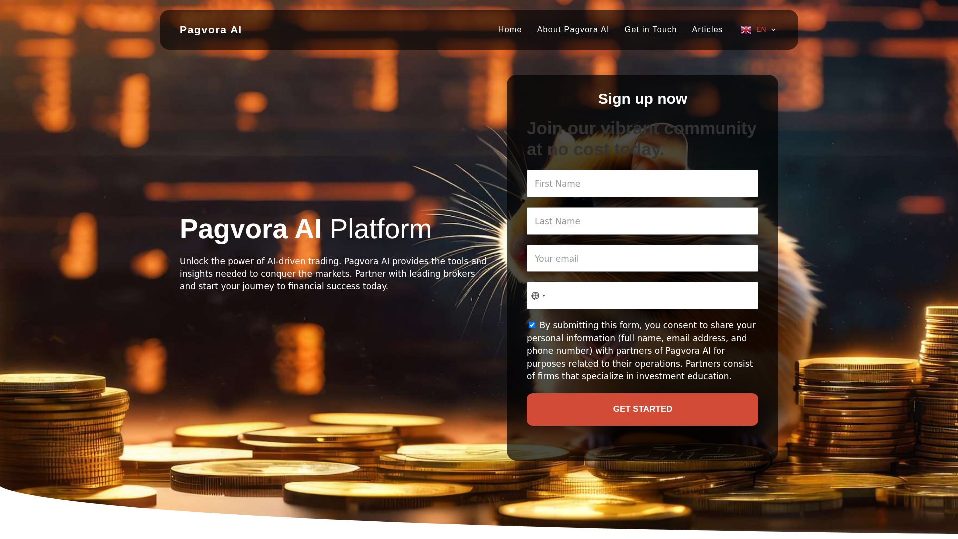 Screenshot of pagvoraai.net