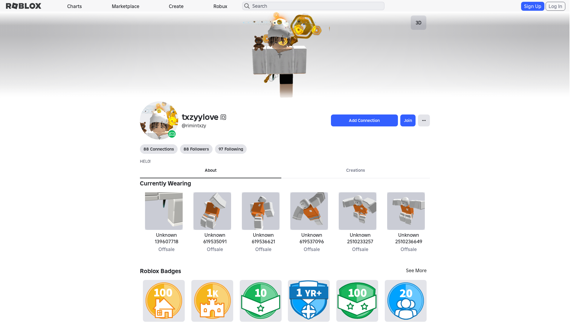 Screenshot of rroblox.wf