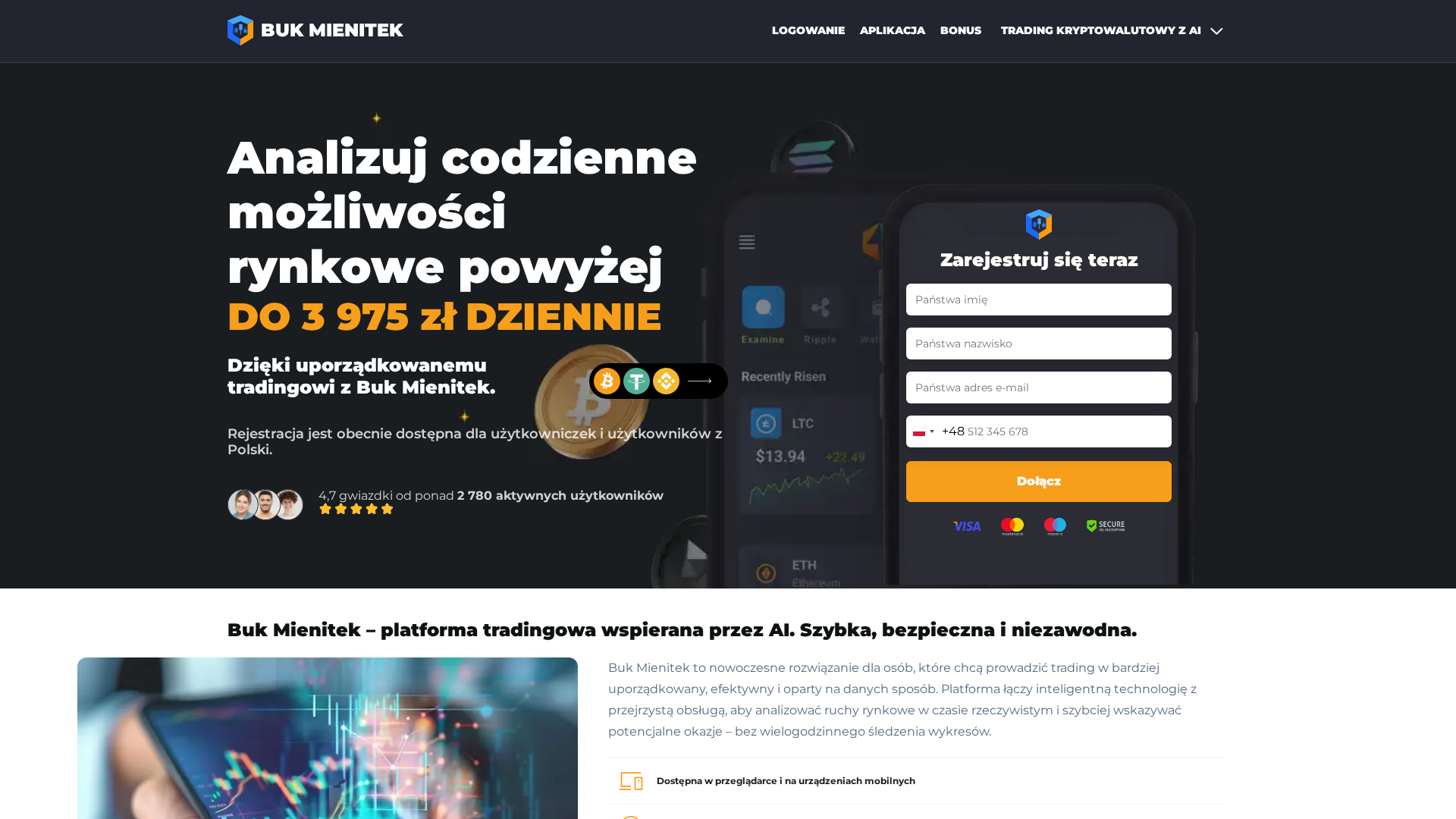 Screenshot of bukmienitekai.com