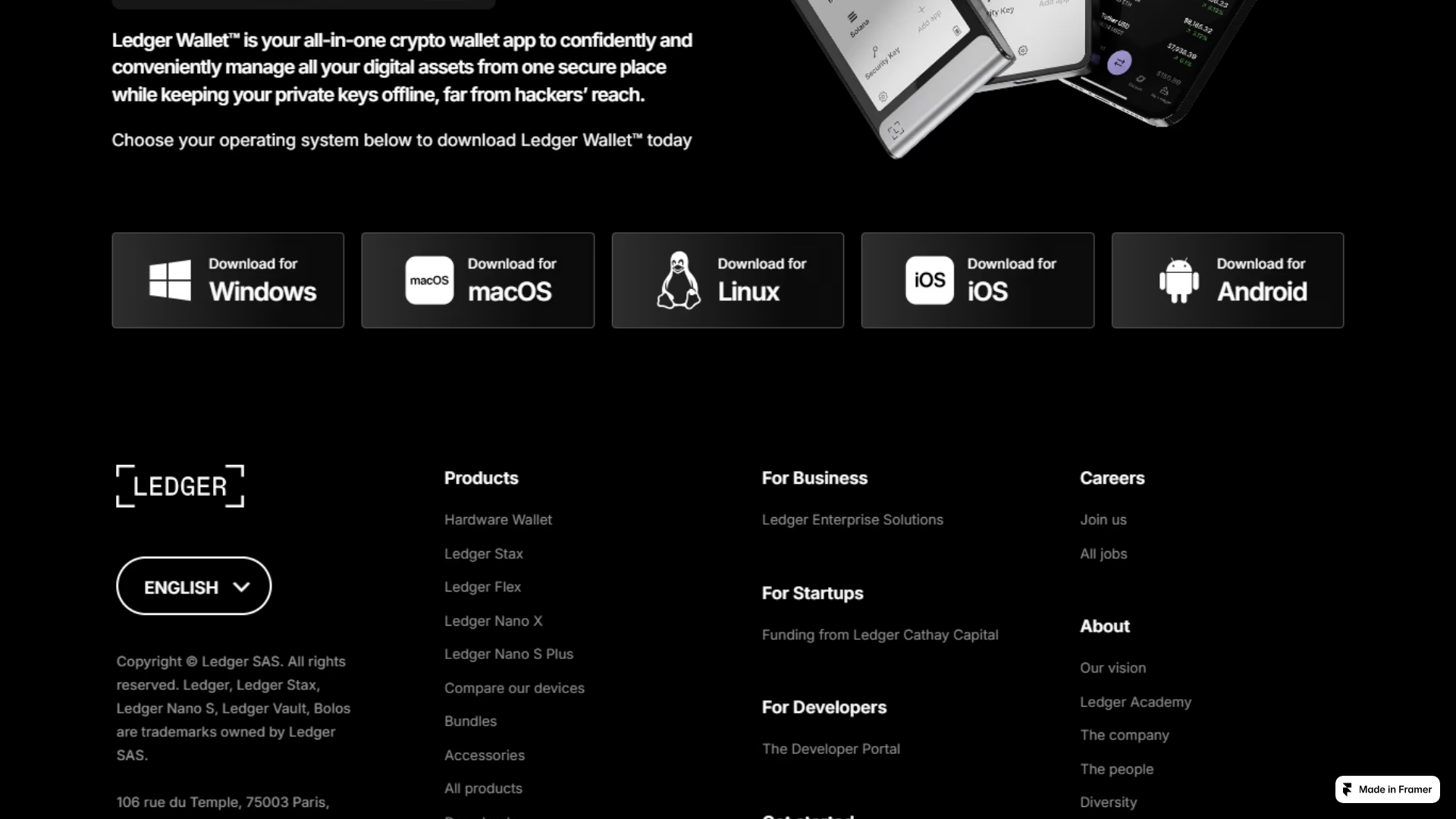 Screenshot of leder-live.framer.media