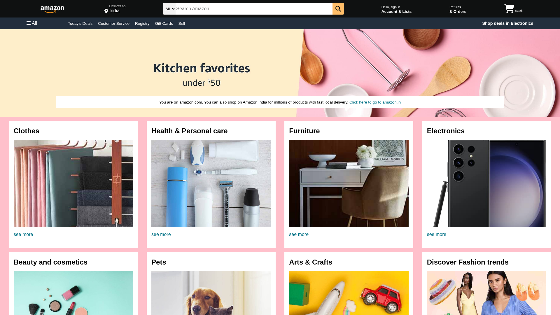 Screenshot of amazon-clone-delta-two.vercel.app