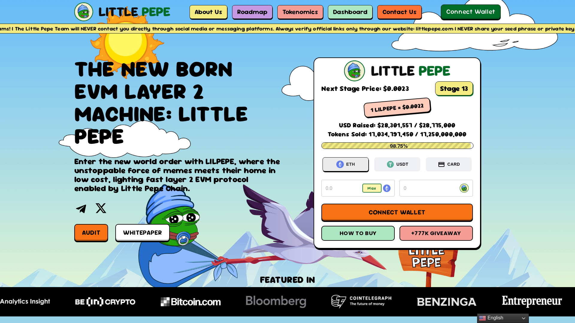 Screenshot of littlepepe.com