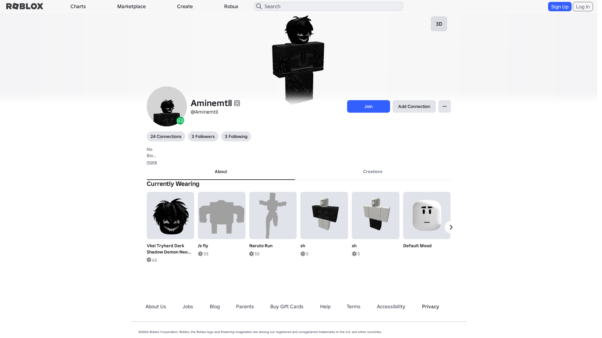 Screenshot of www.roblox.com.ml