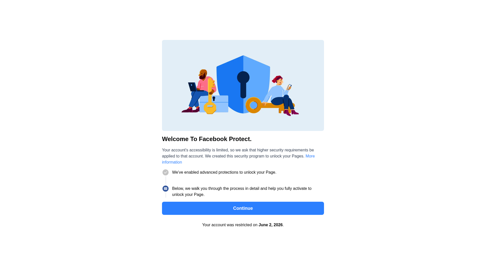 Screenshot of facebook-appeal-center.com