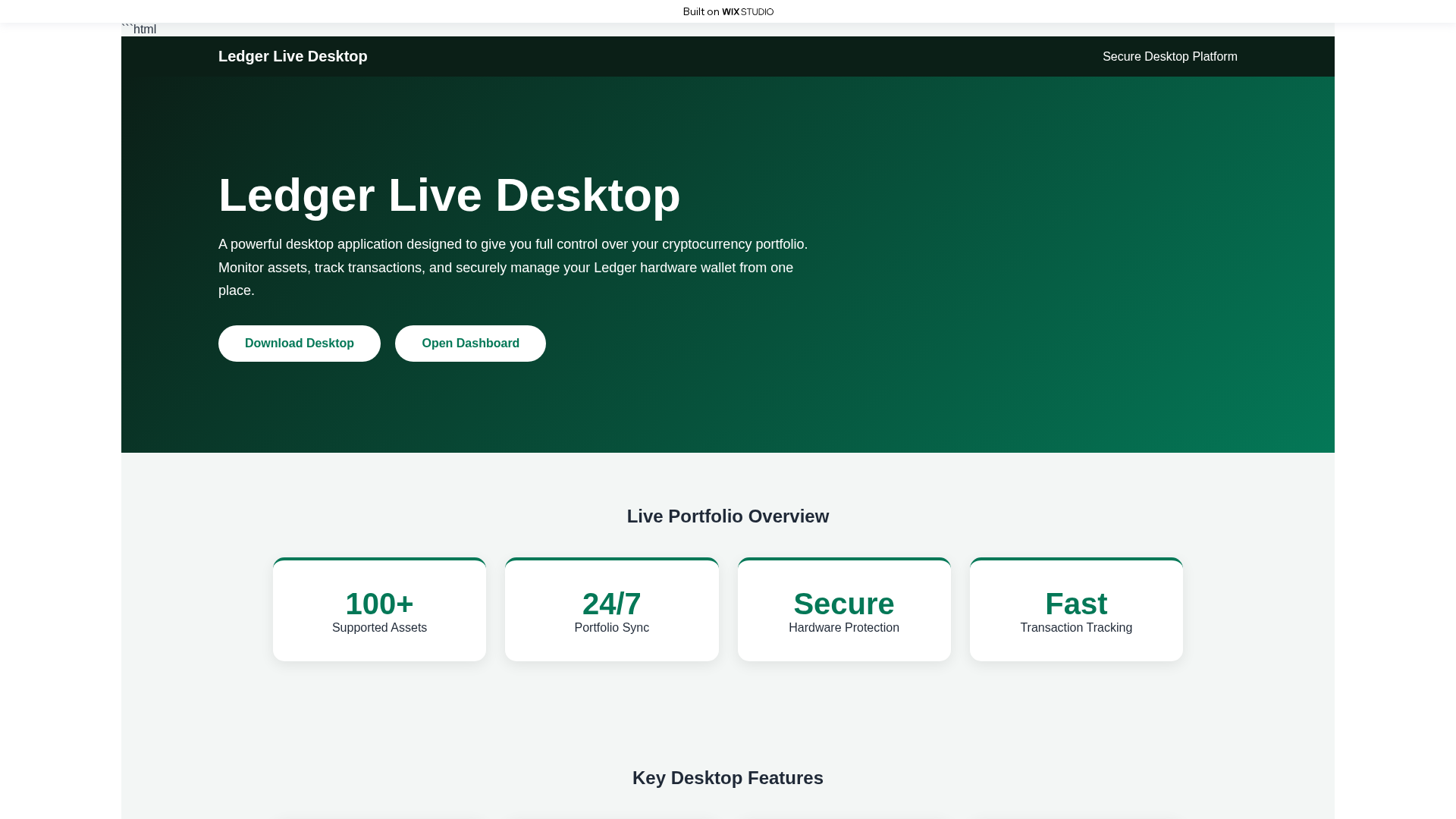 Screenshot of en-desktop-lives.wixstudio.com