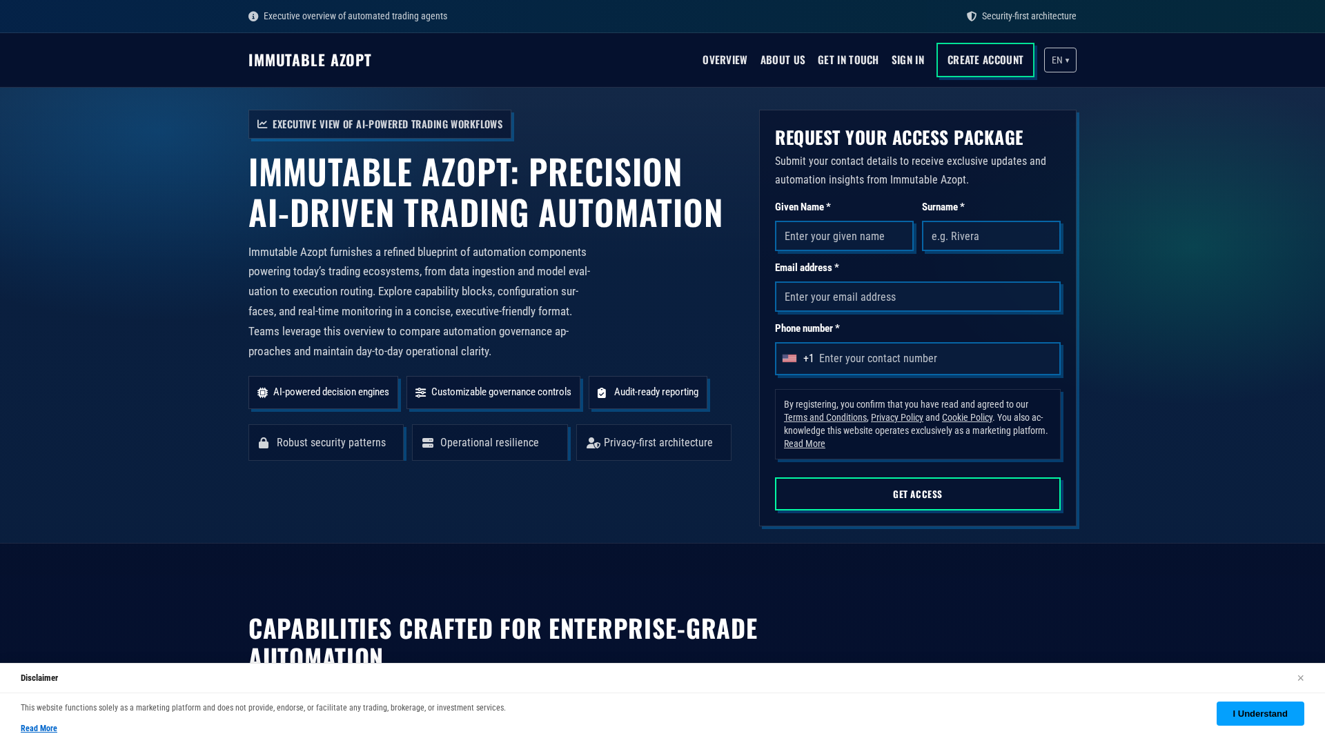 Screenshot of immutableazopt-pro.com