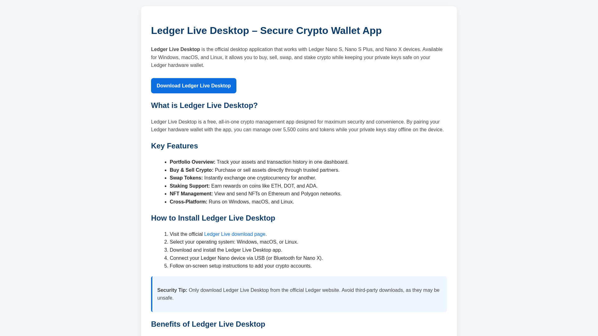 Screenshot of desktop-ledgrlive.pages.dev