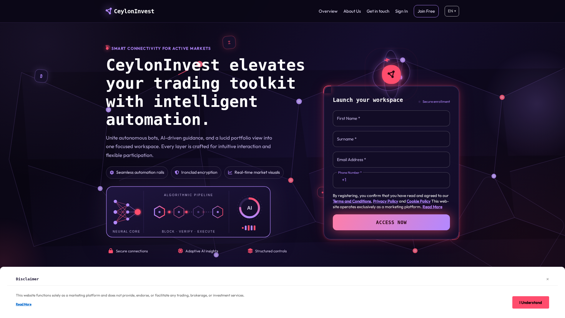 Screenshot of ceyloninvest.shop