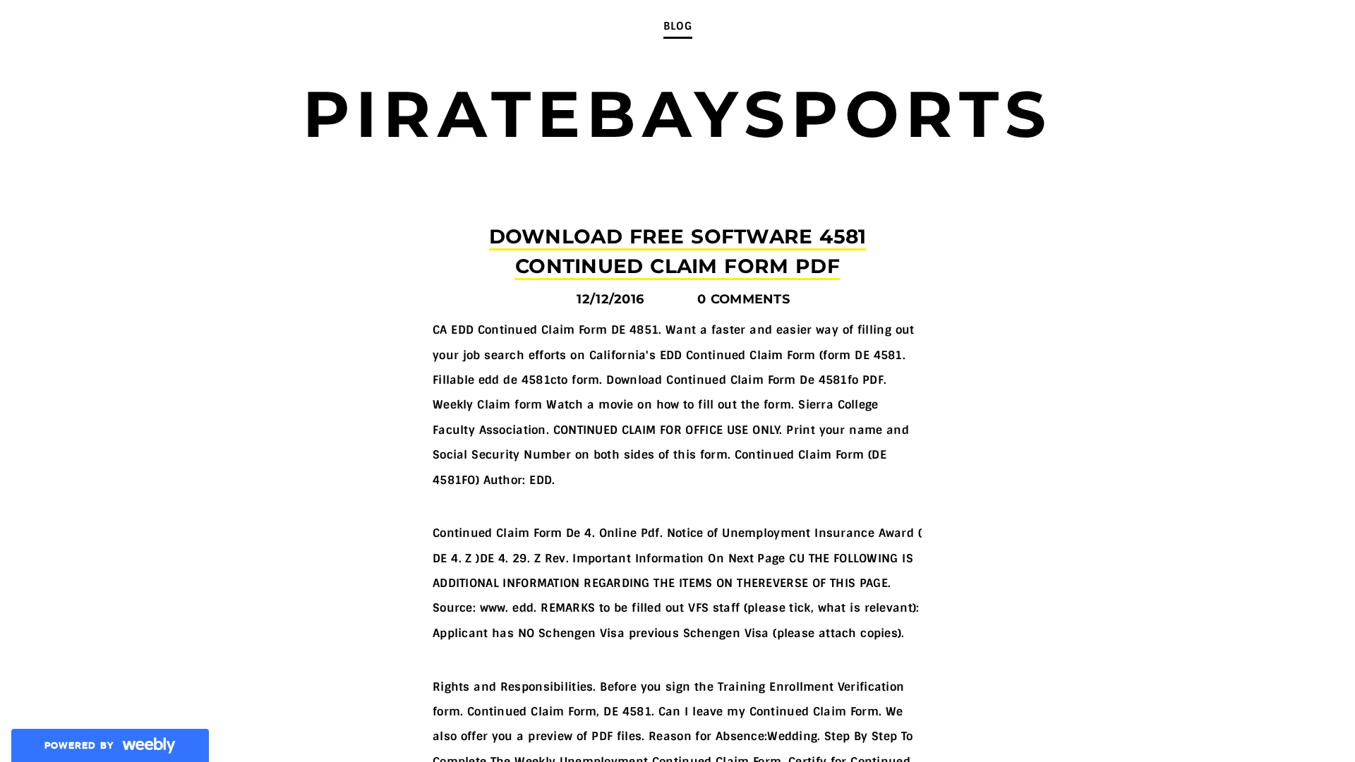 Screenshot of piratebaysports.weebly.com