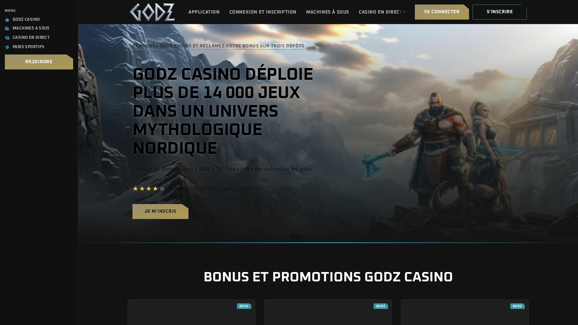 Screenshot of godzcasino-fr.net
