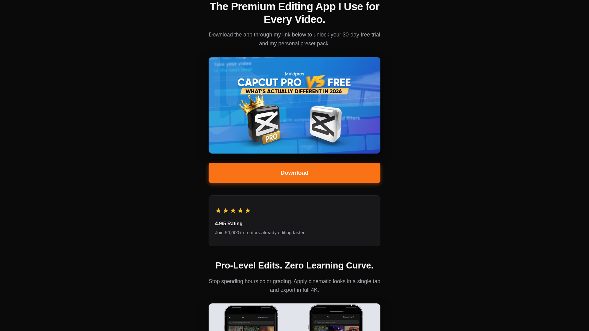 Screenshot of editcut.netlify.app